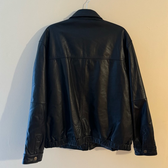 John Ashford REAL Leather Men’s Biker Jacket - Picture 6 of 9